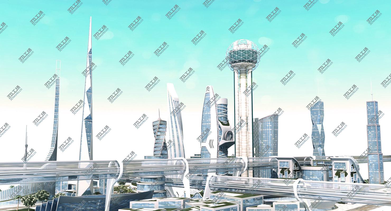 images/goods_img/20210319/3D model Future City 1 and 2 Collection/3.jpg